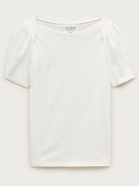 NWT J.Crew Vintage Jersey Puff-sleeve T-shirt